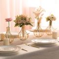 Gold Decor Vase,Flower Vase Glass Test Tube. 