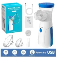 Mesh Portable Nebulizer Machine & Mask for Kids and Adults Mini Inhaler Nebulizer|Mesh Portable Nebulizer Machine & Mask for Kids and Adults Mini Inhaler Nebulizer with Mask for Asthma & Cold Relief