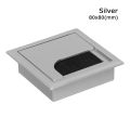 Rectangle Grommet Hole Cover Computer desktop Decor Wire Hole Cover Wire Cable Holder Desk Cable Box Wire Box. 