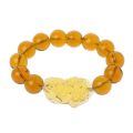 Feng Shui Citrine Gem Stone Wealth Pi Xiu Bracelet Attract Wealth and Good Luck. 