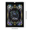 2024 Wall Calendar Dark Forest Animal Elf Series DARK MOON Wall Calendar. 