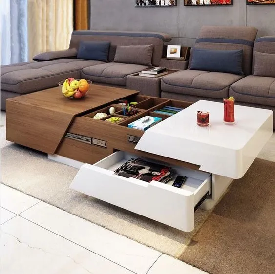Centre Table- Living/ Drawing Room Table- Multipurpose Storage Table ...