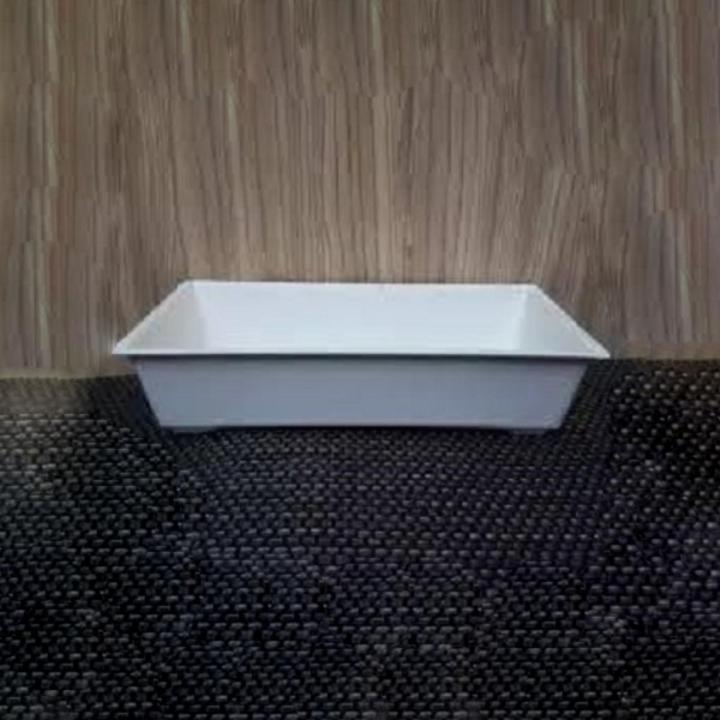 Balcony Garden Flower Pots Rectangular Planters Fence Styled Plastic Pots