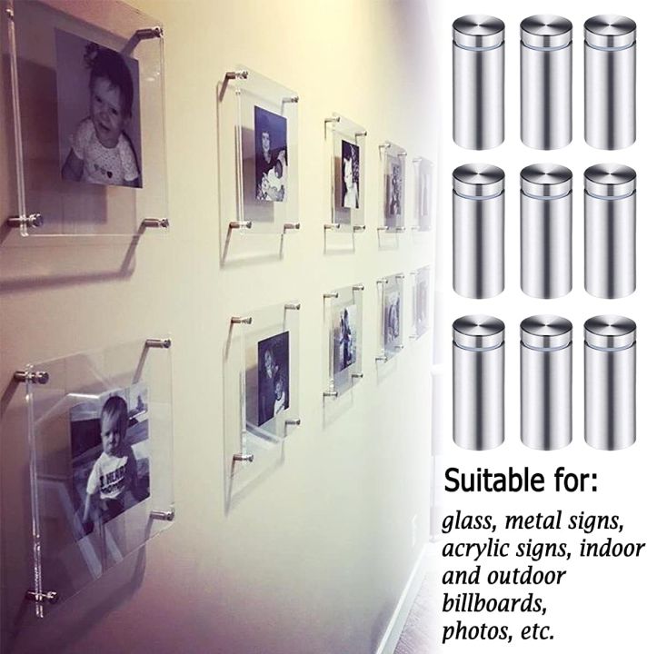 Stainless%20Steel%20Glass%20Spacer%202%20inch%20Heavy%20Duty%20Mount%20Stand%20Off%20Bolts%20Screws%20Studs%20For%20Glass/Acrylic%20Sheets%20Designer%20Sheets%20,%20Pack%20Of%204,%208%20And%2020%20-%20Image%206