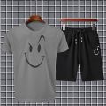 New trendy smile printed tend shorts tracksuit soft & comfortabl fabric tracksuit for men and boys. 