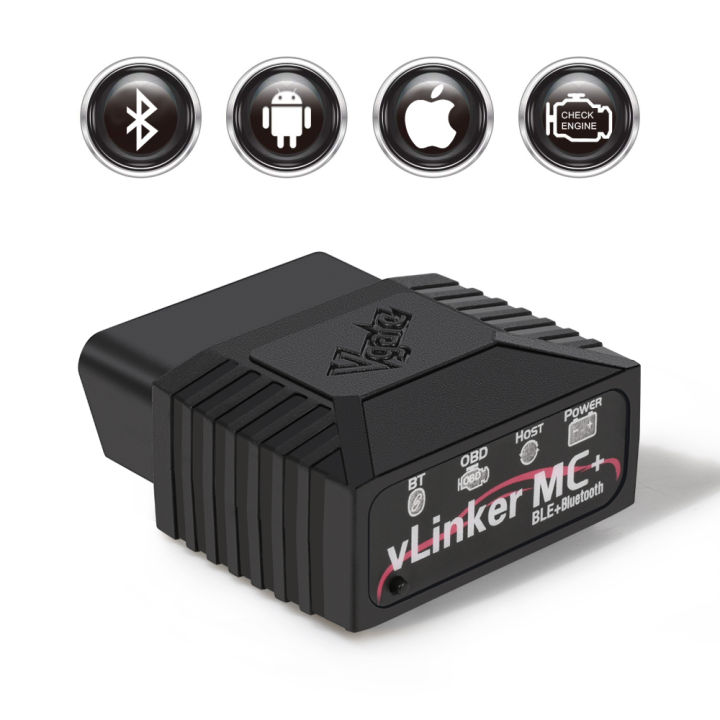 OBD2 Car Diagnostic Scan Tool Vgate vLinker MC+ Bluetooth