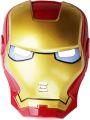 Iron Man Heroic Plastic Mask - Kids and Adults Marvel Avengers Iron Man Plastic Costume Mask. 