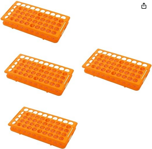 ULTECHNOVO  Test Rack Test Stand Test Tubes with Rack Gumball Tubes Racks Rack Holder Test Holder Multifunction Pp Material Sampling