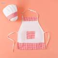 Newborn Baby Chef Costume Apron Chef Hat Baby Chef Outfit for Photography Boy L. 