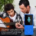 COVVY Slim Music Player 8GB Portable MP3 Player No Sound Lossless 70 Hours Display Support up to 64GB Navy Blue. 