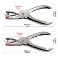 3mm Pore Hole Puncher Manual Handheld 1-8 Pages Capability Paper Punch Metal 6mm Pore Single Hole Punch for Paper Crafting Office Supplies DIY Projects Scrapbooking Stationery Enthusiasts. 