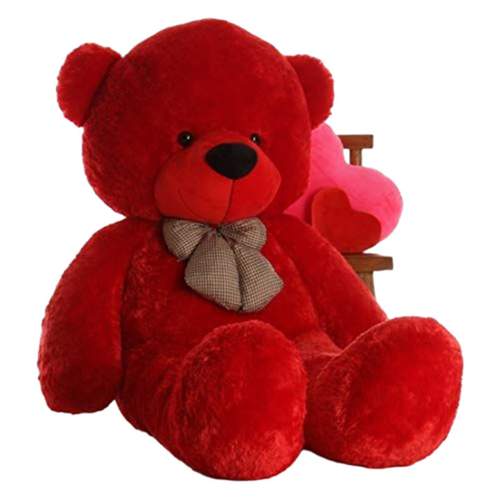 1ft ,1.5ft ,2ft ,3ft ,3.5ft Cute Teddy Bear for Girls - Red Color - For Birthday/Anniversary/Valentine/Gift