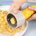 Amamia Corn Cob Remover Sharp Blade Stainless Steel Corn Peeler Corn Cutter. 