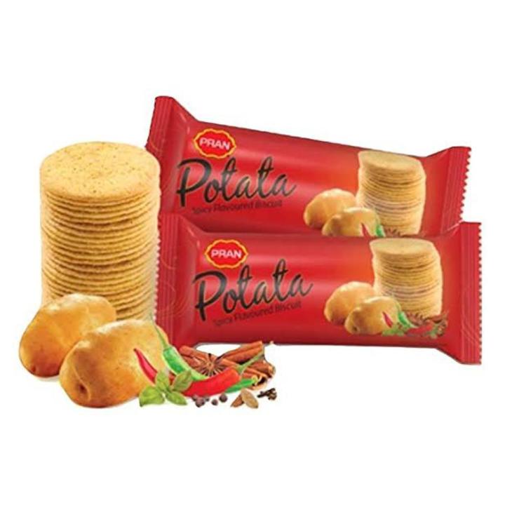 Pack of 2 Potata Spicy Potato Biscuit 75 g.( 2 x 75 -150 gm )