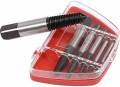Screw extractor 6pcs set 3mm to 22mm /damaged screw bolt remover with waterproof packing. 