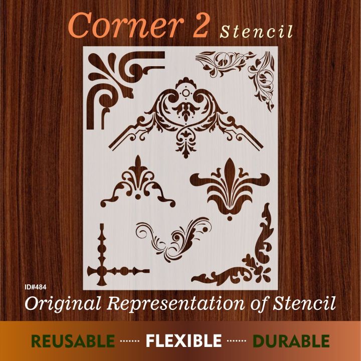 Different%20corner%20Reusable%20Stencil%20For%20wall%20Painting%20Art%20DIY%20Home%20Decor,%20Album%20Crafts%20and%20Canva%20-%20Image%202