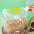 (Pack of 2) Sealed Storage Bag Rice Packaging Bag Grains Moisture-Proof Insect-Proof Transparent Thickened Portable Food-Grade Bag (2.5 liter). 
