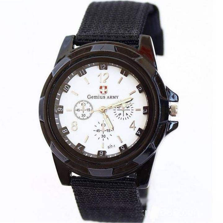 Gemius Racing Force Male Officer Fabric Strap Wristwatch - International