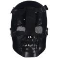 2X Airsoft Mask Skull Full Protective Mask - Black. 