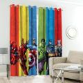 Avengers Digital Printed Curtain Pair. 
