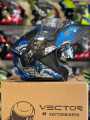 HELMET VECTOR VT-254 FLIPUP - DUAL VISOR - DOT APPROVED. 