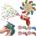 Gunn Shape Confetti Party Poppers Party Supplies Multicolor Metallic Confetti Inflatable Confeti Popper Parties Favors for Birthday Wedding Graduation Anniversary Parties Celebrations Farewell Glitter Indoor & Outdoor Events. 