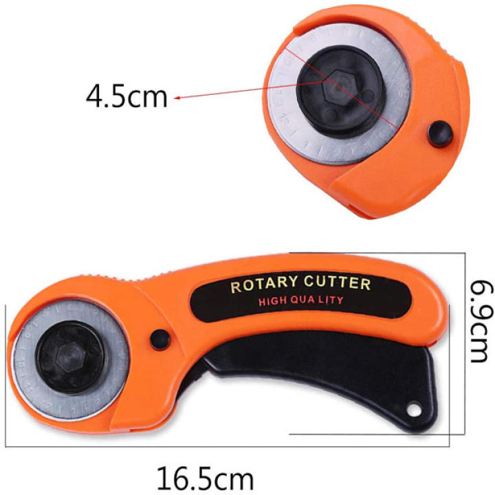 Rotary Cutter for Fabric Card Paper Sewing Quilting Roller Fabric Cutting Tailor Scissors Tool Dress Clothes Making DIY Tool