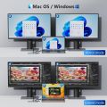 ICZI (‎IZEC-TH27) 11 in 1 Type C Hub; USB C Hub Adapter (Thunderbolt 3) Dock with HDMI, VGA, 4 Port USB-A, 100W PD, Micro SD/TF, Ethernet for MacBook Pro/Air, Chromebook. 