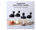 Rotating Spice Rack 6 Bottles Seasoning Box Set. 