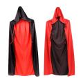 【DM bag factory Store】59 Inch Double Sided Cloak Unisex Hooded Witch Scary Halloween Vampire Cloak for Cosplay Festivals Haunted House Costumes. 