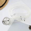Transparent PVC Belt Inlaid Pearls Clear Waist Belt women Corset Belt Pearl Edge Decorative Waistbands Harajuku Wais tbands 2022. 