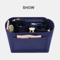 EverToner Large Capacity Felt Insert Bag for UNIQLO 430157 Portable Inner Purse Organizer Felt Cloth Cosmetic Makeup Bag Support Bag in Bag. 