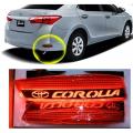 Toyota Corolla 2017 Back Bumper Light Neon High Low Flashing Function. 