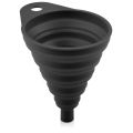 Pack of 2 Folding Universal Silicone Car Funnel: Foldable and Portable for Oil and Fluid Changes. 