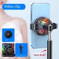 GT31 Magnetic Phone Cooler Portable Phone Semiconductor Radiator Fast Cooling Phone Cooler Mobile Gaming Video Streaming Phone Fan For Playing Games Watching Videos With RGB Light. 