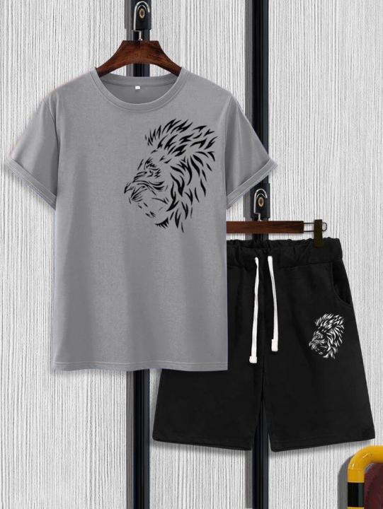 Loin%20Printed%20Shorts%20and%20T%20Shirts%20Set%20for%20Boys%20Tracksuit%20For%20Mens%20Summer%20Tracksuit%20-%20Image%207