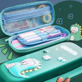 Multifunctional Pencil Pouch Lightweight Waterproof Pen Box for School Hold Pens and Pencils. 