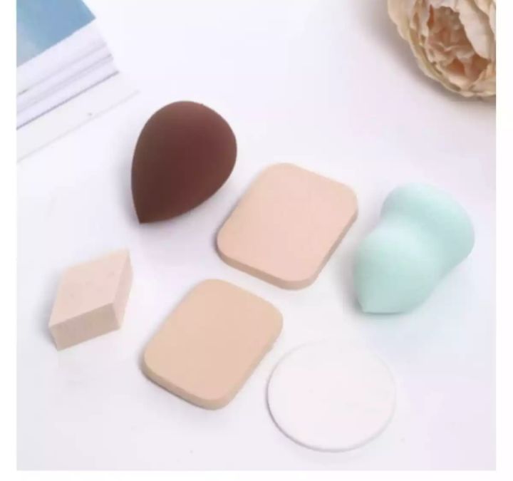 Beautious%20Makeup%20Sponges%20Pack%20of%206%20Beauty%20Blending%20Sponges%20Cosmetic%20Powder%20Puff%20Facial%20Makeup%20Soft%20Sponges%20Random%20Colors%20&%20Shapes-Cosmetic%20Sponges%20-%20Image%207