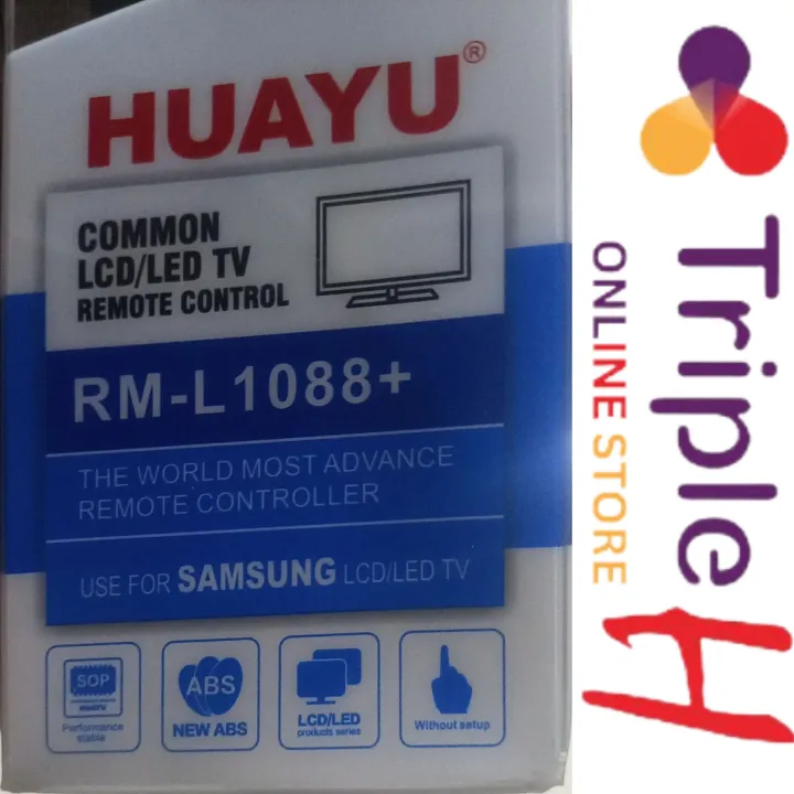 Samsung%20LCD%20Remote%20Control%20Original%20Huayu%20RM-L1088+%20For%20LCD/LED%20TVs%20Samsung%20Universal%20Remote%20Control%20With%203D%20Function%20Directly%20USE%20Without%20Setup%20%7C%20Triple%20H%20-%20Image%2010