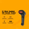 Master IT K112J High-Quality 1D Wired Handheld Laser Barcode Scanner – 200 Scans/Sec. 