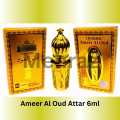 TajMahal Ameer Al Oudh Premium Concentrated Attar 6ml - Scented Oil for Men, Single Item, Nonalcoholic, Perfume Gift. 