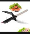 GM Smart Multi-Function Stainless Steel Kitchen Scissors 2 in 1 Cutting Board Chopper Fruit Vegetable Multifunctional. 