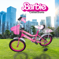 Mama Love Cycle for Kids 5 to 10 Years with Basket & Backseat, 18 inch Cycle for Girls with Double Chimta, Double Brake, Tubeless Tyres, Bicycle for Girls with Training Wheel. 