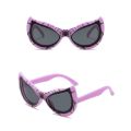 Fashion Cartoon Sunglasses UV-blocking Trend Sunshade Eyewear Anti-reflective Outdoor Sun Glasses for Children. 
