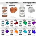 Pack of 10 Alcohol Ink - 20ml for Epoxy Resin. 