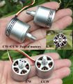 Pair of CW+CCW 800KV DJI 2312A brushless motors. 