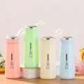 400 ML Insulted Water Bottle For Girls, Boys, Gym , Home Use And Travel Glass / Plastic Water Bottle Sport Water Bottle Double Walled Keep Water Cold /Hot ,Water Bottle For Gym, Water Bottle For School , BPA Free Grade Plastic Leak Proof 1Piece. 