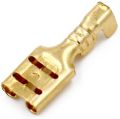 20 pcs 6 mm Electrical (Lex pin) Wire Cable Thimble Lugs Crimp Terminal Female Spade Thimble for Automobiles, Bike, Speaker, RO Water Purifier, Appliances, AC Wire Connector. 