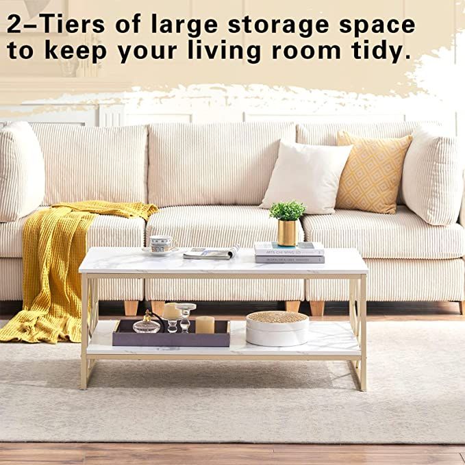 Marble%20Center%20table%20Coffee%20Table%20White%20Gold%20Coffee%20Tables%20for%20Living%20Room,%20Rectangle%20Coffee%20Table%20with%20Storage%20Modern%20Faux%20Marble%20Top%20Center%20Table%20Mid%20Century%20Unique%20Coffee%20Table%20Wooden%20Extra%20Long%20Tea%20Table%20Customizable%20Available%20-%20Image%204
