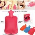 1pcs Hot Water Heating Pad Rubber Bag For Pain Relief Massage Hot Water Bottle (Multicolor). 